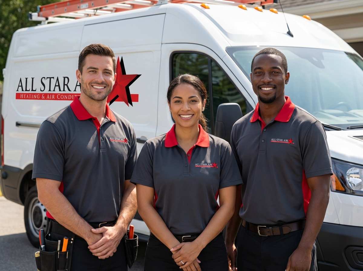 All Star Air professional HVAC technician team